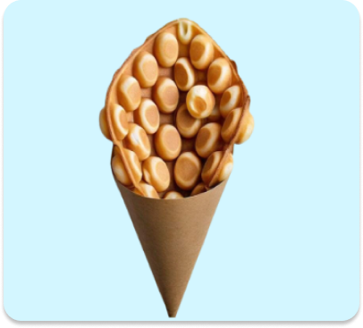 Plain Bubble Waffle